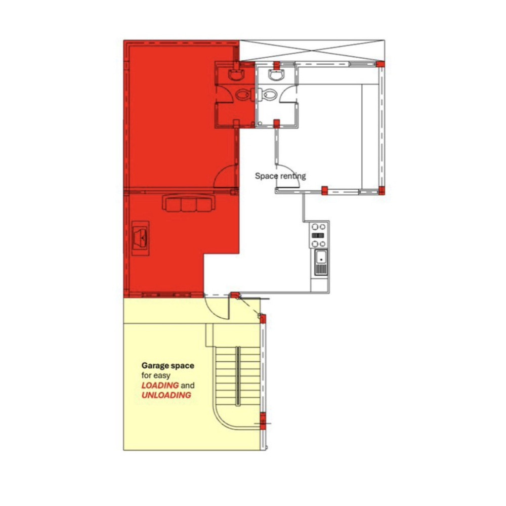 GODOWN space for rent gr flr, 16,000/-, EASY ACCESS call 7755299/ 7850219 — Malé — Galolhu