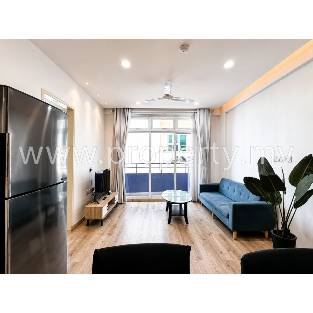 Fully furnished 2 bedroom apartment, Buruzu Magu, 7th Floor, Galolhu, Male' — Malé — Galolhu