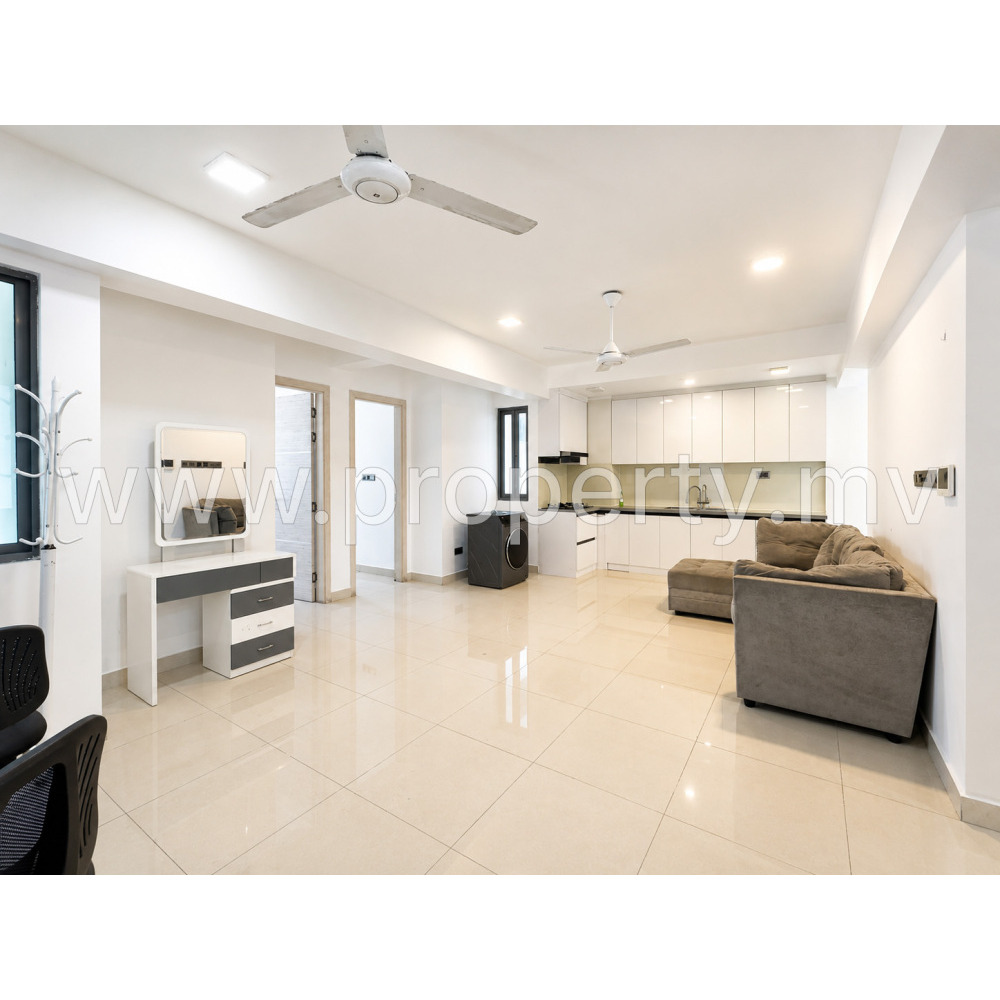 Semi Furnished 3 bedroom apartment, Muiveyo Goalhi, 8th FL, Maafannu, Male' — Malé — Maafannu