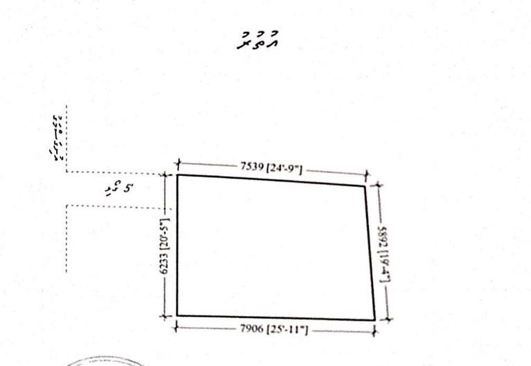 500sqft Maafanu land for long term lease — Malé — Maafannu