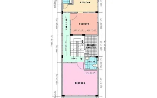 7 Storey Guest House Building (11 Rooms + Staff Accomodation) — Galolhu
