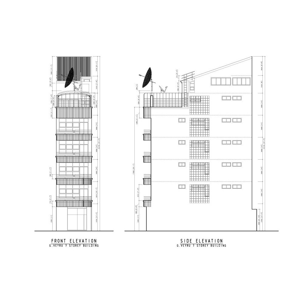 7 Storey Guest House Building (11 Rooms + Staff Accomodation) — Galolhu