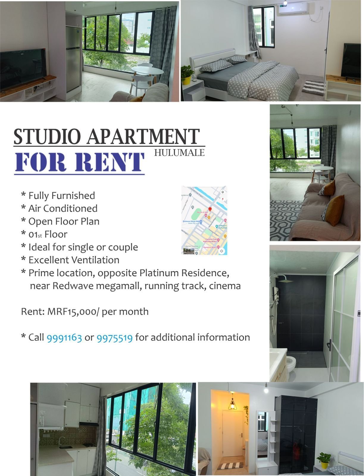 Studio Apartment for Rent — Hulhumalé