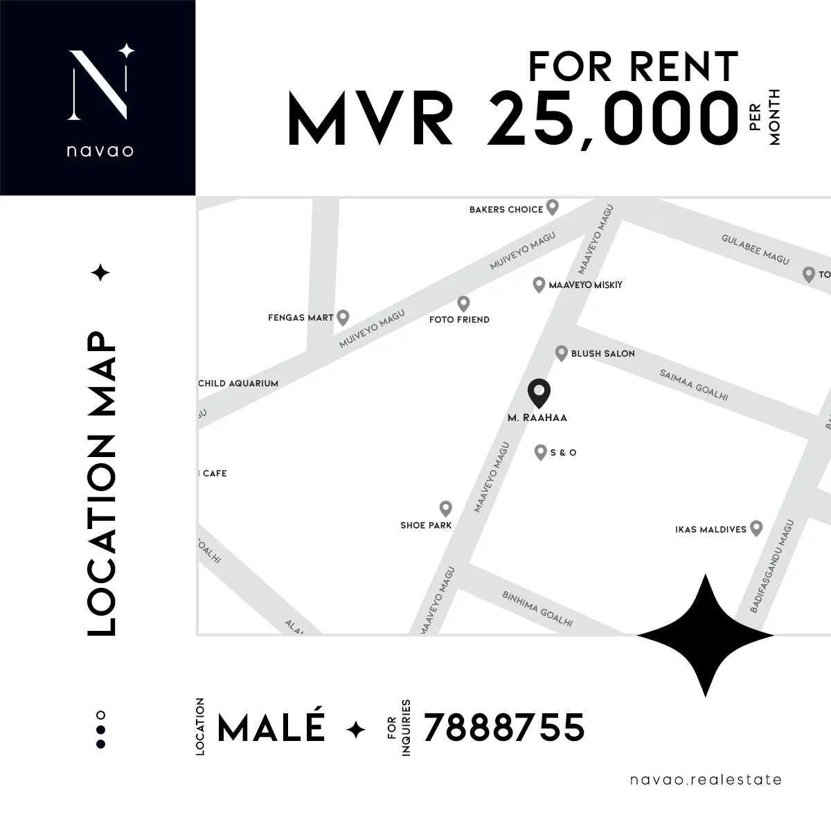 Commercial Space for Rent - Fourth Floor — Malé — Machchangolhi