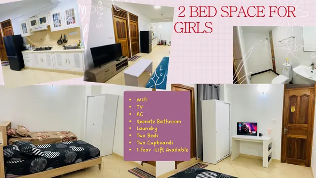 1 ROOM OR 🛏️ TWO BED SPACES AVAILABLE I FOR WORKING LADIES! 👩🏻‍⚕️👩‍💻👩‍🏭 — Maafannu