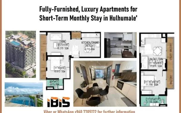 iBiS: Private relaxing apartments for short-term monthly stay in Hulhumale' — Hulhumalé