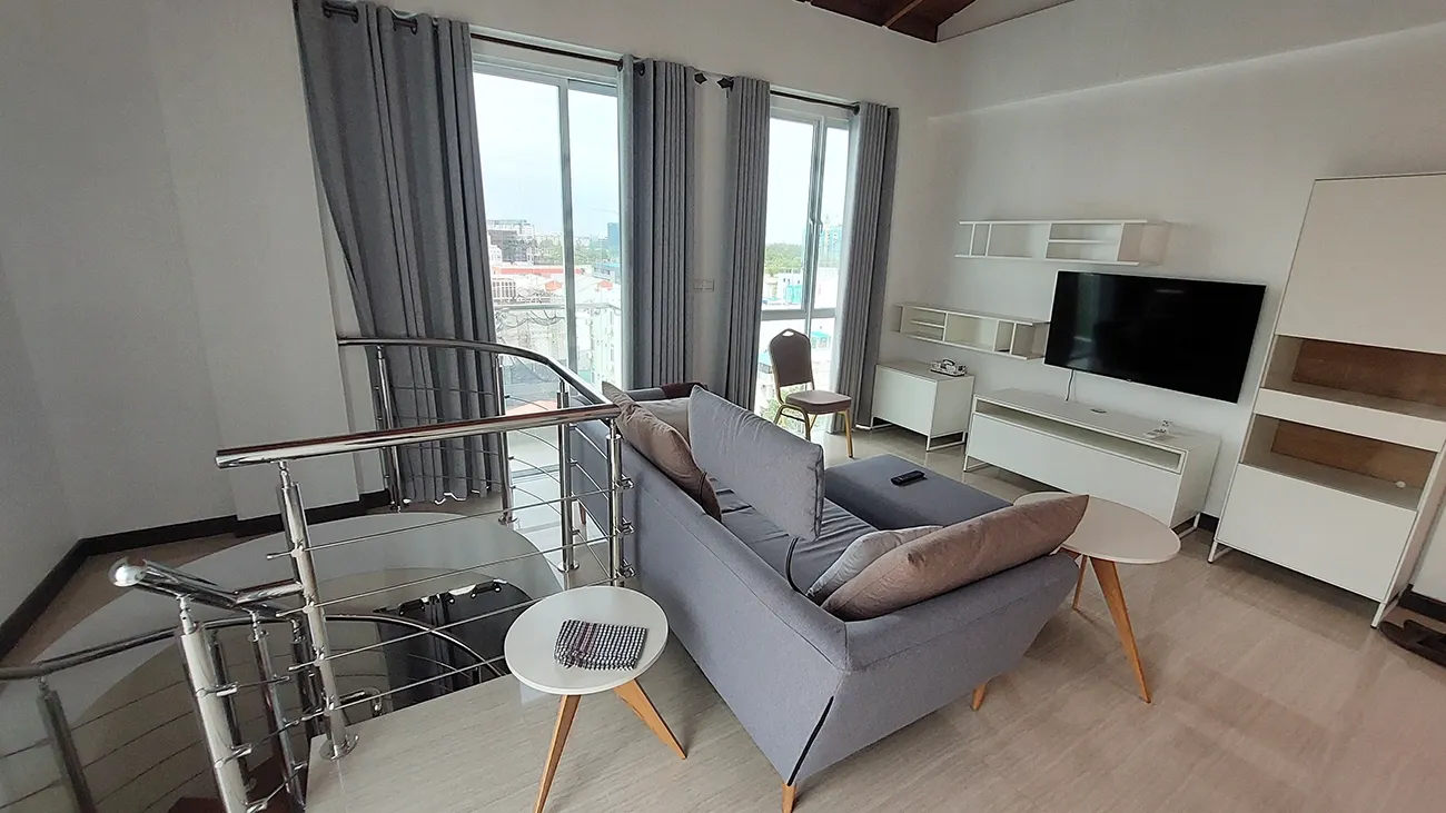 Fully Furnished 4+1 Duplex Penthouse for Rent (HM 302) — Hulhumalé