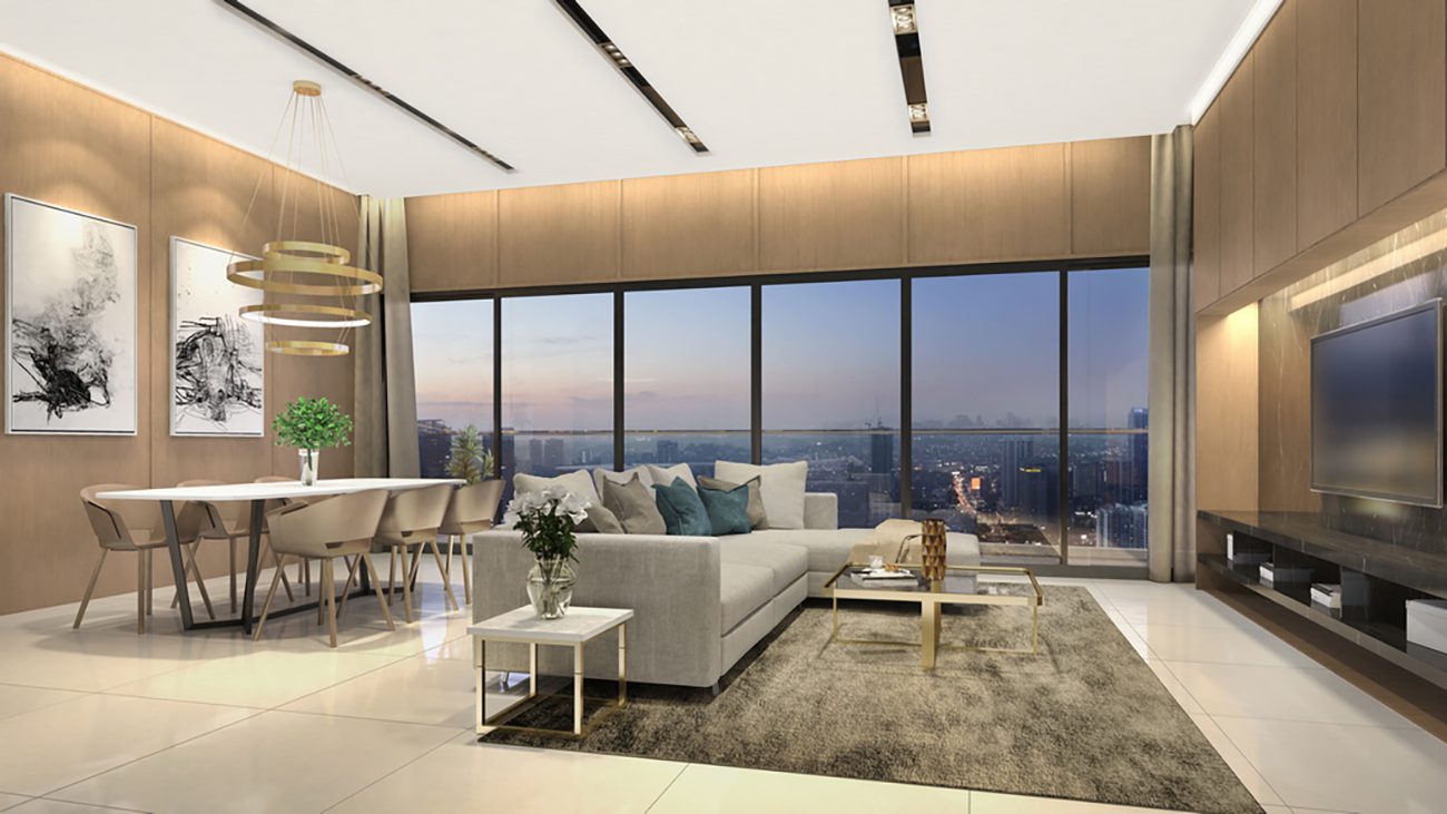 Semi Furnished 4+1 BR for Sale (O-105S) — Setia Sky Seputeh Sales Galleria
