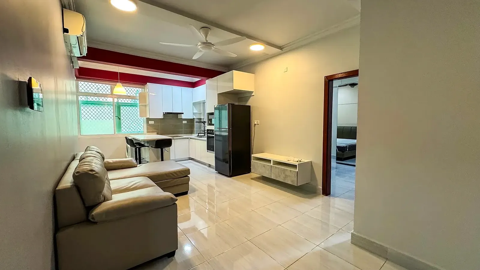 Semi Furnished 2+1 BR for Rent (ML 321) — Asrafee Magu
