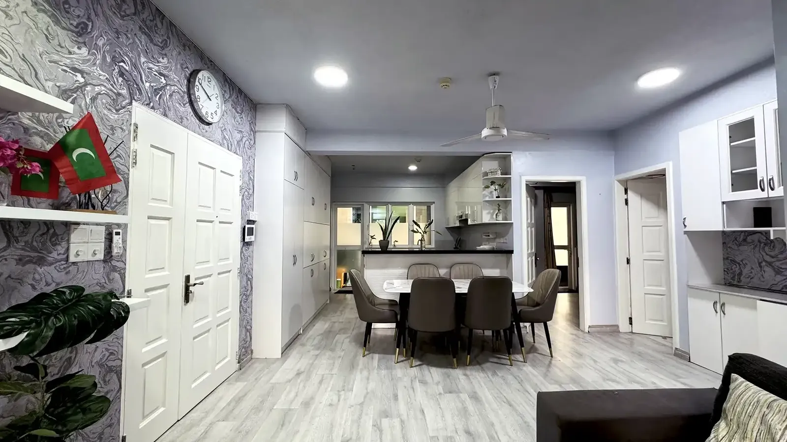 Fully Furnished 3 BR for Rent (ML 340) — Fw Rehendhi Flat 1