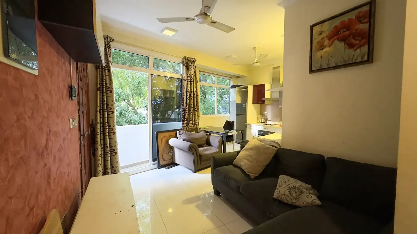 Fully Furnished 1+1 BR for Rent (ML 402) — Sikka Goalhi